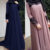 Kaftan Abaya Women Long Dress Evening Robe Abaya Muslim Modest Gown Plus Size