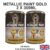 All Purpose Bright Metallic Gold Paint Tin Quick Drying Interior Exterior 300ML