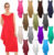 Women Parachute Sleeveless Tulip Summer Lagenlook Ladies Dress Midi Dress Tops