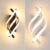 Modern LED Wall Light Creative Indoor WallLamp Bed Room 3 Light color 22W