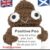 Positive Poo Emotional Support Crochet Toy 2025 Happy New Year