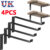 4Pcs Heavy Duty Rustic Scaffold Board Shelf Brackets Industrial Steel Bracket UK