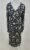 Women’s M&S Dress Navy Yellow Floral Tie Waist V Neck Crinkle Maxi NWOT F2