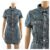 ex High Street Acid Wash Denim Pockets Utility Shirt Dress