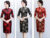 Reduce to Clear! UK Seller Women Velvet Chinese Fancy Dress Chinese Dress Qipao