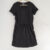 J. Jill Dress Womens Small Black T Shirt Sheath Slub Knit Pockets Elastic Waist