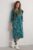 Seasalt Women’s – teal Sea Strewn Midi Dress – Petite – Snow Stars Dark Wreckage