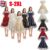 Women Cocktail Evening Dress A Line Vintage Flower Embroidered Party Dress S-2XL