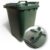 Large Compost Food Caddy 23L Kerbside Caddy GREEN With Locking Lid