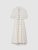 REISS Malika Belted Cap Sleeve Midi Dress in White / Cream RRP £188 UK 12