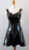 Black pvc vinyl cocktail mini dress all sizes