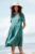 Seasalt Women’s Dress – green Pebble Comb Double Cloth Dress – Regular – Tidepoo