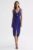 REISS PIA BODYCON CUT-OUT MIDI DRESS IN PURPLE