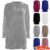 Womens Ladies Fluffy Faux Fur Oversized Baggy Long Sleeve Fleece Jumper Dresses