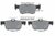 Brake Pad Set, disc brake for LINCOLN (CHANGAN) LINCOLN FORD AUSTRALIA FORD,