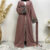 Open Abaya Dubai Kaftan Women Muslim Maxi Dress Embroidery Kimono Cardigan Robe