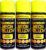 Paint Factory All Purpose Spray Paint Neon Yellow 400ml x 3