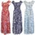 NEW WOMENS DITSY FLORAL PRINT MAXI DRESS SLEEVELESS LADIES TIERED SUMMER LOOK