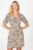 Dorothy Perkins Taupe Mini Dress Womens Daywear Dresses