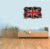 Union Jack Flag Hole in the Wall Bedroom Vehicle  Art High quality Sticker