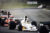 Mike Hailwood McLaren M23 Ford leads Arturo Merzario Williams FW03- Old Photo