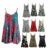 Womens Camisole Cami Flared Skater Strappy Vest Top Swing Mini Dress Plus Size