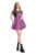 Women’s Lilac Check Gothic Punk Don’t Settle Pinafore Dress Skirt BANNED Apparel