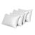 4 Pack Luxury Bounce Back Stripe Pillows Non-Allergenic Standard Bed Pillows