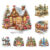 Acrylic Special Shaped Xmas Diamond Painting Desktop Ornaments Kit for Beginner