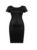 Ladies Wet Look Cap Sleeve Midi Dress Faux Leather Stretch Bodycon Size 8-26