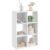 HOMCOM Storage Uni Cabinet Bookcase 6 Cube w/ Shelves for Home Office, White