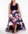 X by Xscape Women’s Long Fit & Flare Dress Cut Out Floral Sleeveless Mesh  A1386