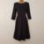 NEW Ex DOROTHY PERKINS 8-12 Box Pleated Panelled Fit & Flare Black Skater Dress