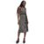 Diane von Furstenberg Women’s Collared Sleeveless Midi Wrap Dress