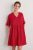 Seasalt Women’s Dress – red Draw Kiln Linen Dress – Regular – Rudder