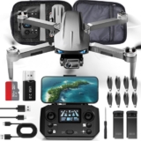 Sturdy 4K Drone Camera 5G WiFi GPS 32 GB TF 2×25 Mins Flight Quadcopter Beginner