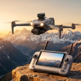 M24 Foldable 8K GPS Drone Touch Screen Obstacle Avoidance Auto Return 2Batteries
