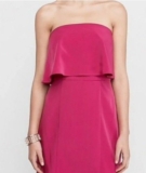 EXPRESS Strapless Pink Sheath Dress Size 2 NWT $79 Party Cocktail Wedding Summer