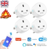 1/2/4Packs Wireless WiFi Smart Plug Sockets Power Socket For Alexa Google Home