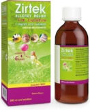 Zirtek Allergy Solution – 200ml – Cetirizine Liquid – Hayfever & Allergy Relief