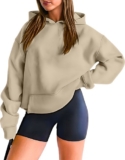 Womens Oversized Hoodie Pullover Jumper Fleece Sweatshirt Casual Loungewear UK