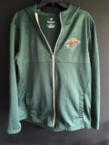 Fanatics Minnesota Wild Green Full-Zip Hoodie Jacket Size Large