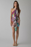 SALE OFF – Urban Outfitters – AFRM Brylee Ring Detail Tie Halter Neck Mini Dress