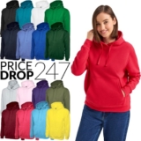 Ladies Hooded Sweatshirt Plain Pullover Hoody Size 8 to 30 – LOOSE CASUAL HOODIE