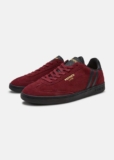 Patrick Lyon Mens Trainers Casual Shoes Burgundy Black