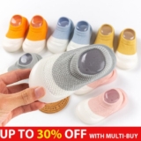 Newborn Boy Girls Baby Shoes Toddler Cotton Soft Non-Slip Slippers Socks Sandals