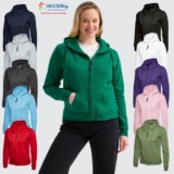 Uneek Ladies Classic Full Zip Hooded Sweatshirt Casual Womens Pullover Hoody TOP