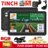 7″ GPS Sat Navs for Car Truck HGV Navigation 8G UK&EU Map Free Lifetime Screen🔥