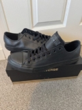 Converse CT AS Ox Black Mono Low Top Lace Up Trainers UK 9 EU 42.5 135253C