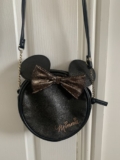 Disney Minnie Mouse Glitter Round Crossbody Purse